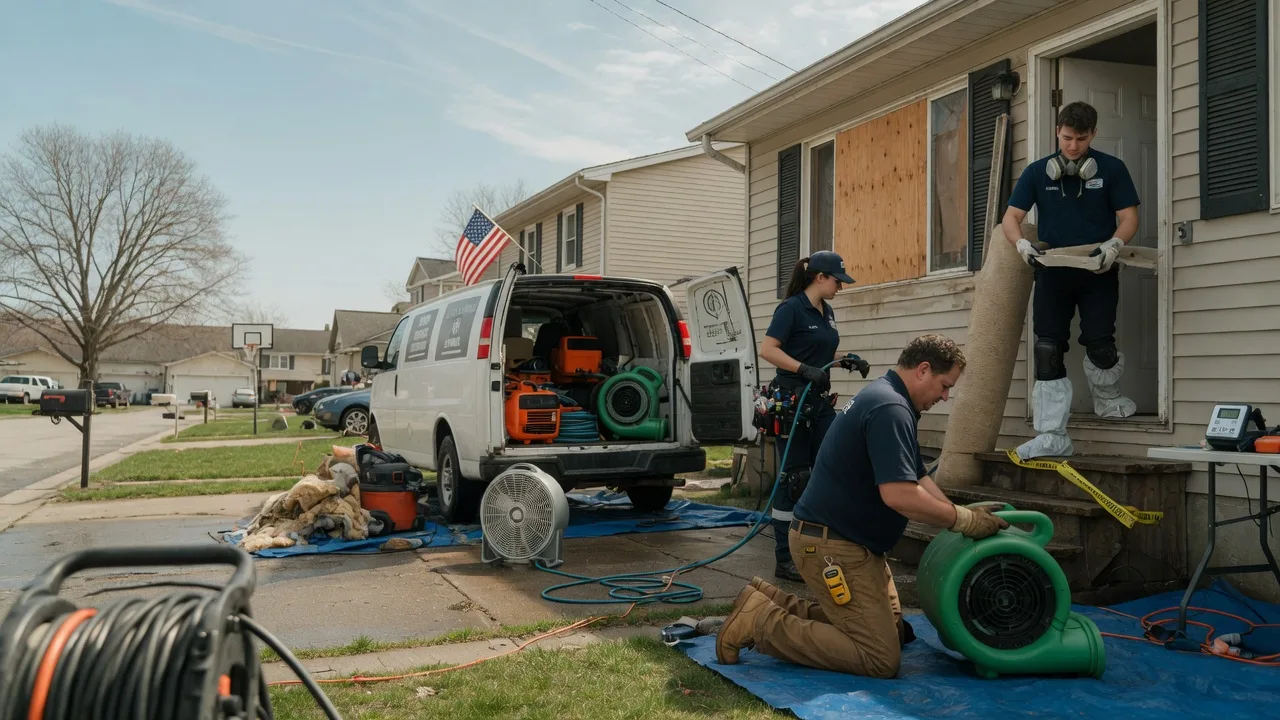 Water Damage Restoration in Cranesville, PA near me